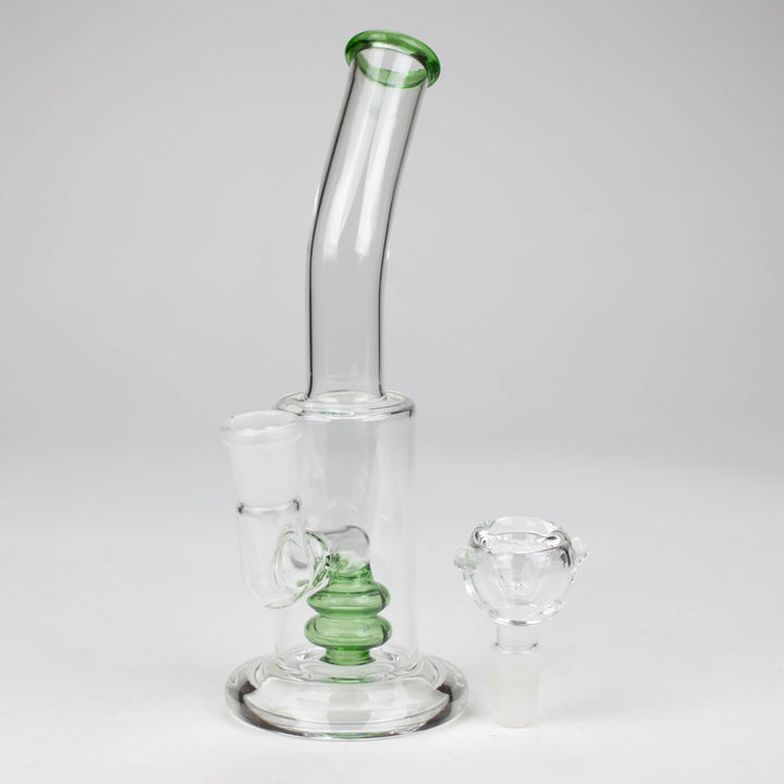 7.5" bent neck glass bong