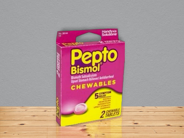 Pepto Bismol | 5 symptom relief (2 Chewable Tablets)