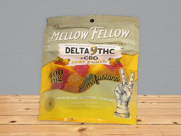 Mellow Fellow | Δ9-THC + CBD Gummies bag